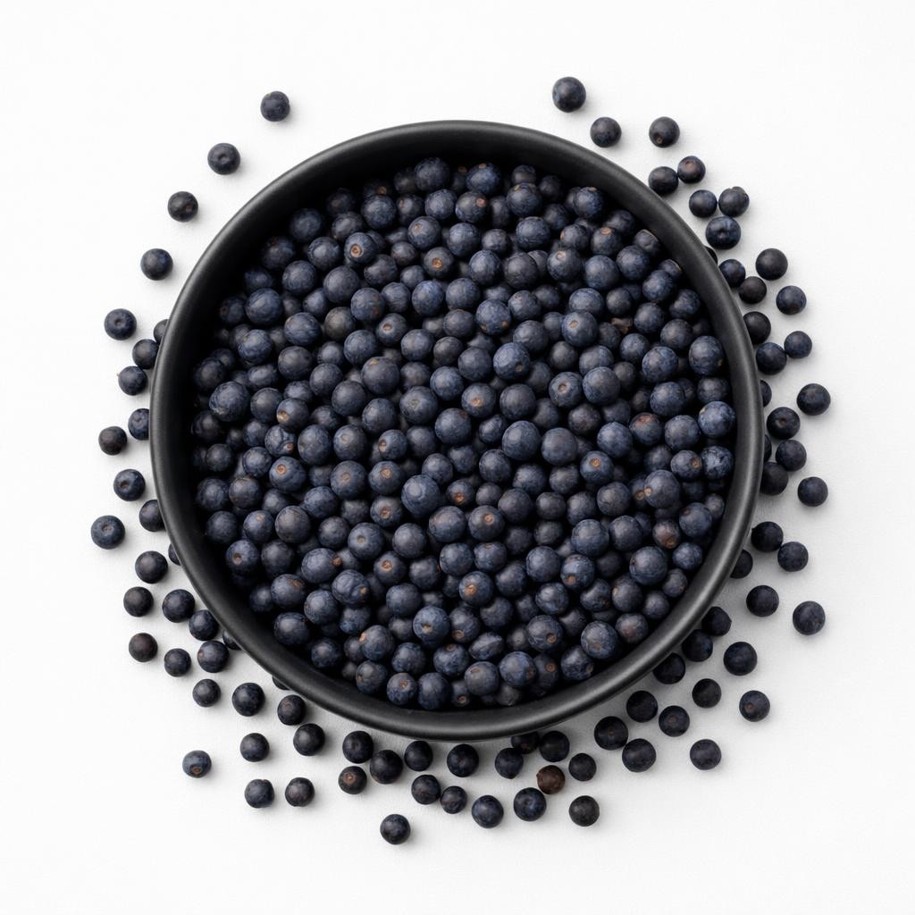 Wacholderbeeren ganz 3fach gesiebt