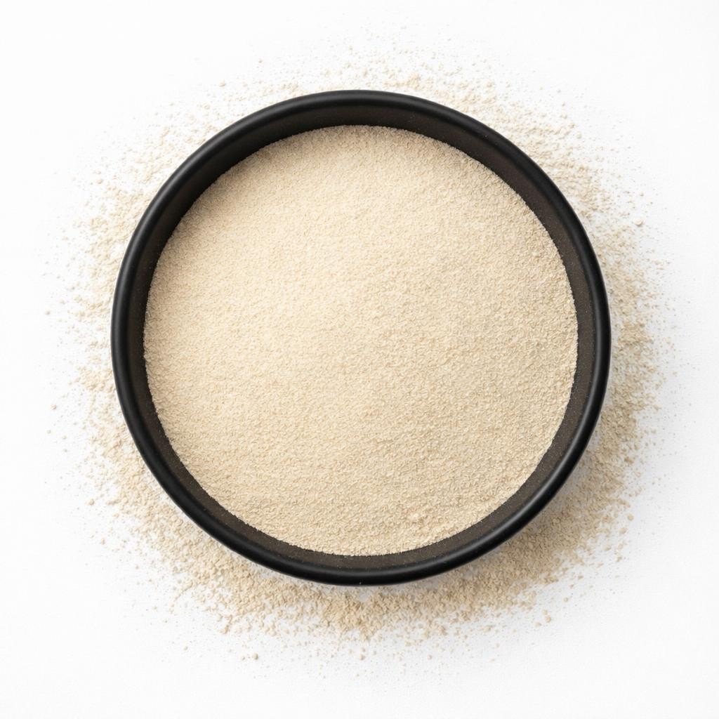 Guarkernmehl homogenisiert