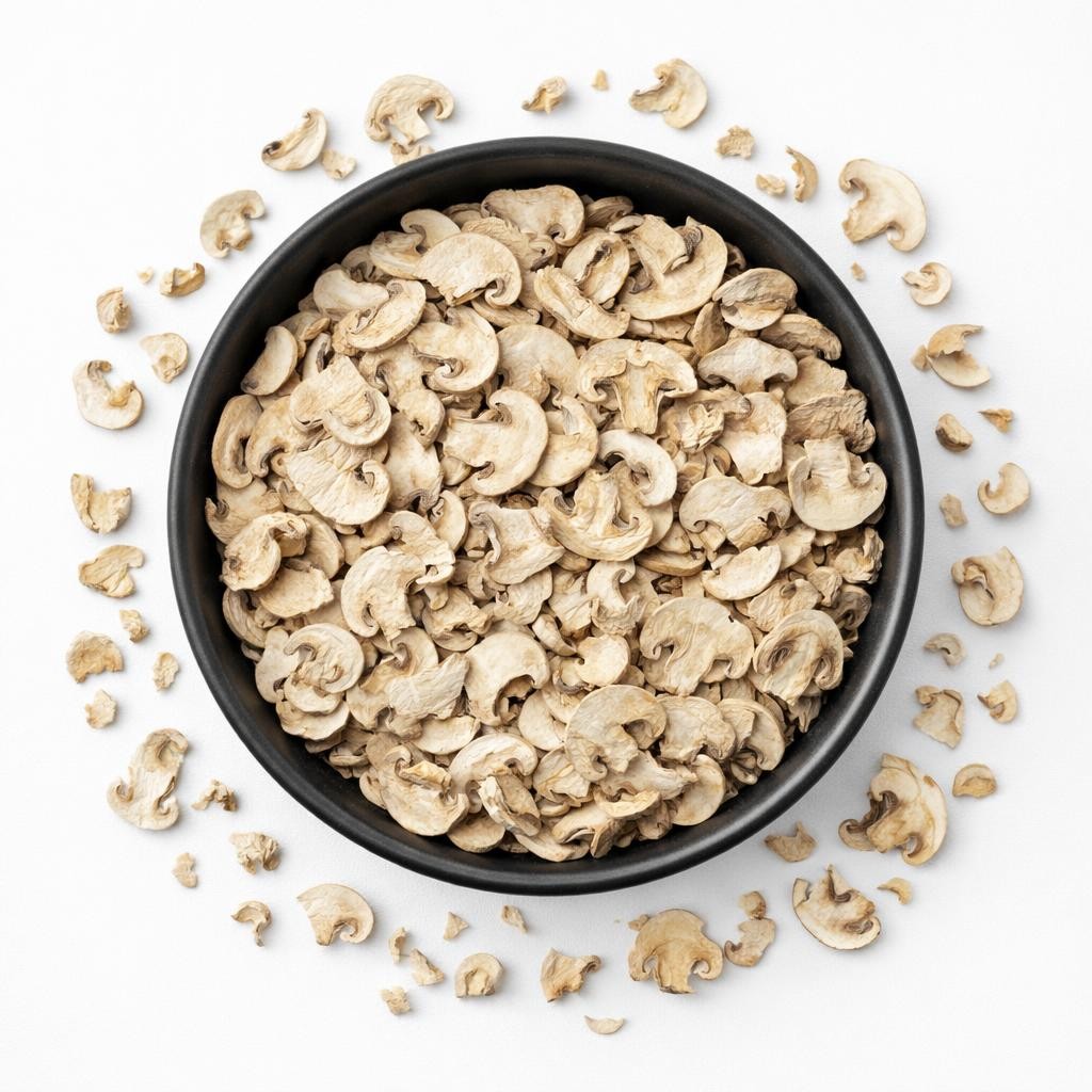 Champignons in Scheiben luftgetrocknet