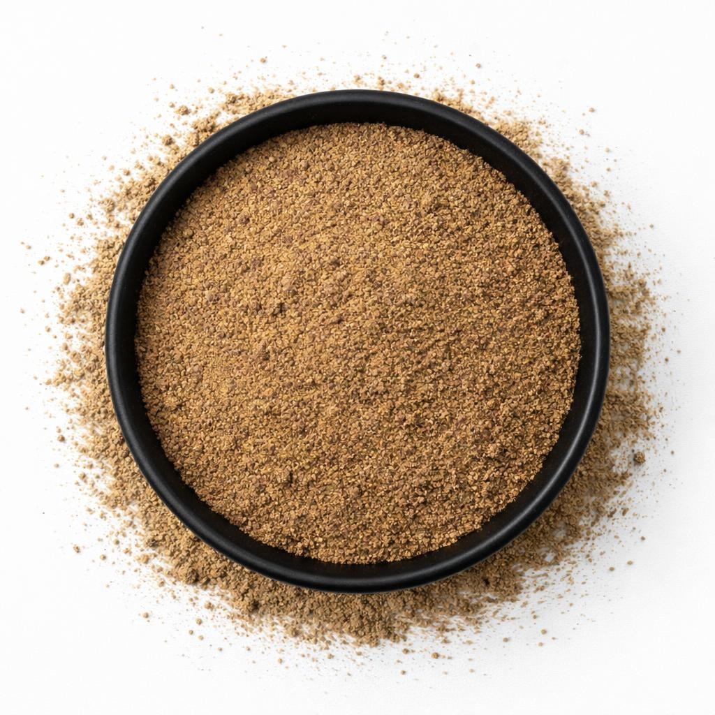 Senfmehl braun