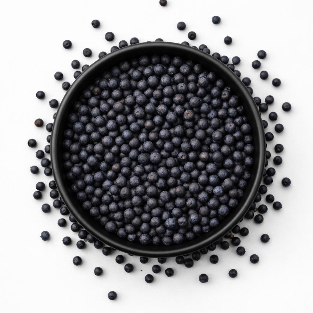 Wacholderbeeren ganz 3fach gesiebt