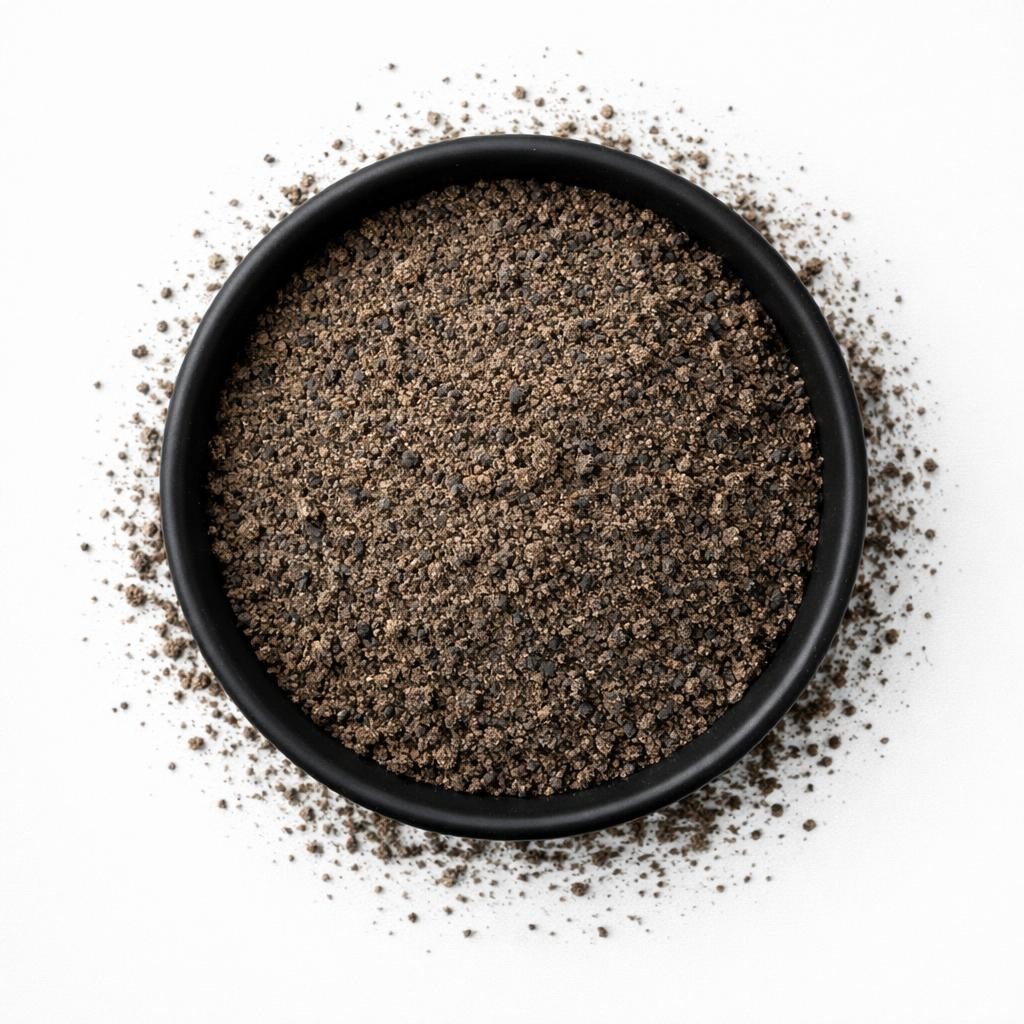 Kardamom in der Schale gemahlen